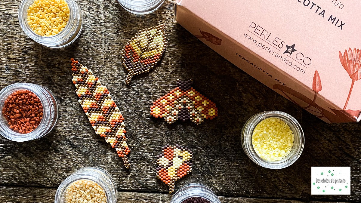 DIY bead weaving Miyuki Delicas 11/0 theme