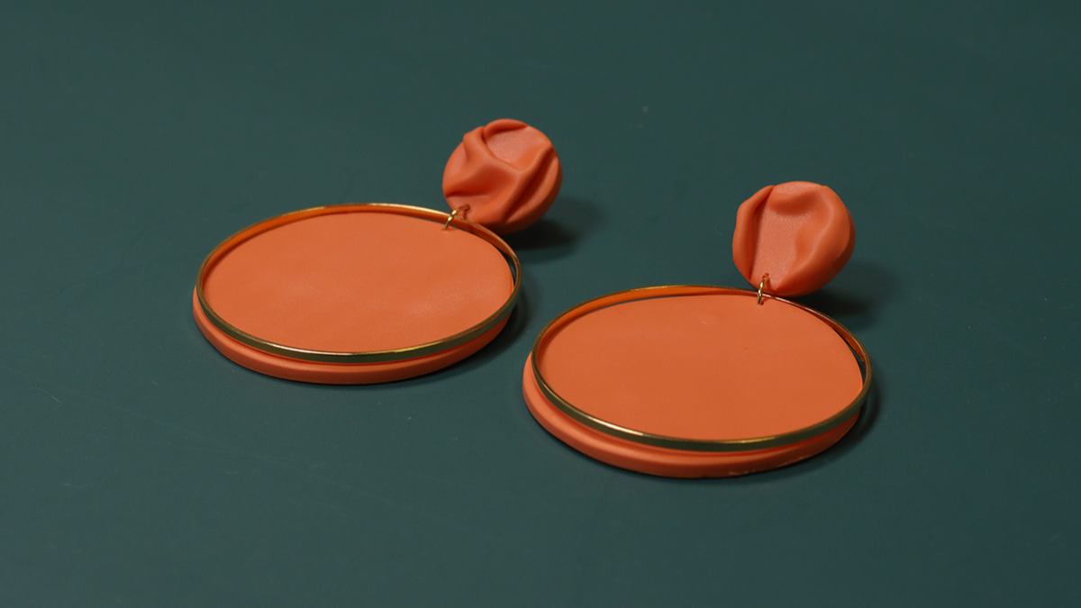 Pastel polymer clay XL earrings Pastel polymer clay XL earrings