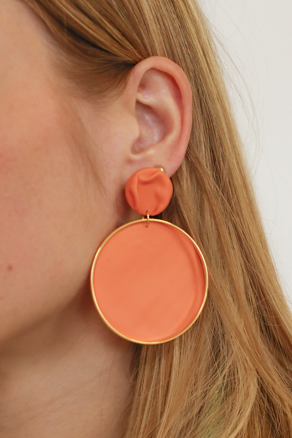 Schema  Pastel polymer clay XL earrings