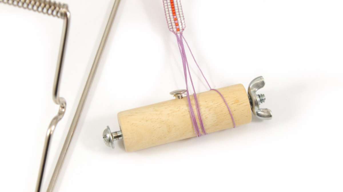 Bracelet Miyuki delicas 15/0 on loom : Step 7 Bracelet Miyuki delicas 15/0 on loom : Step 7