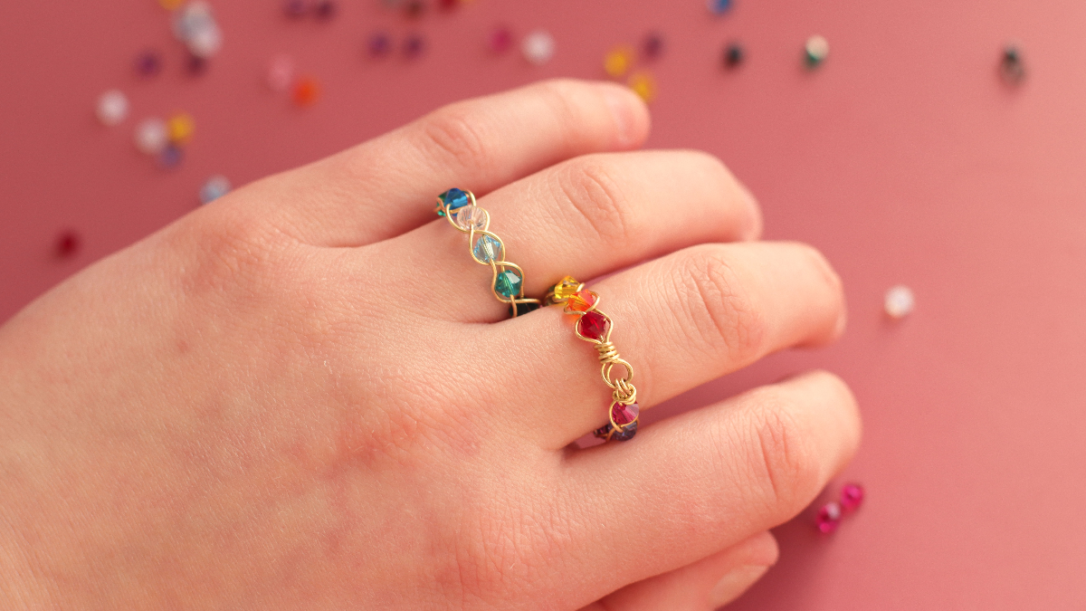 Schema DIY Ring braiding beginner PureCrystal rainbow spinners Schema DIY Ring braiding beginner PureCrystal rainbow spinners