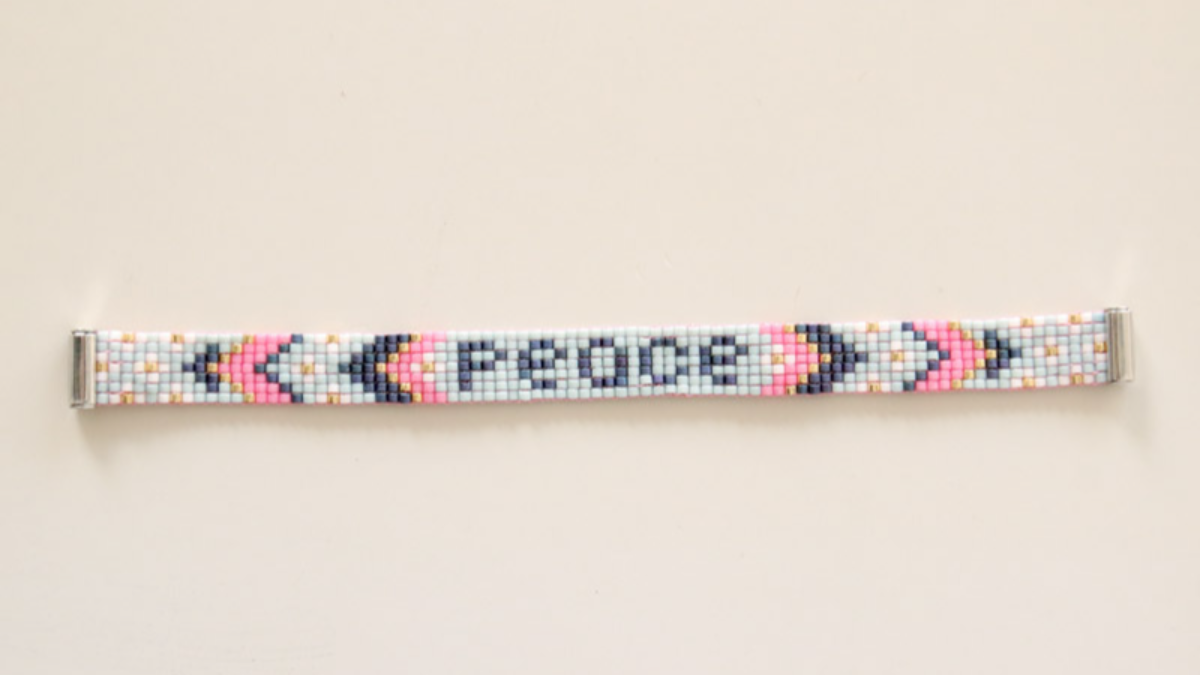 Bijoux Ethniques indiens bracelet multi-rangs turquoise corail laiton