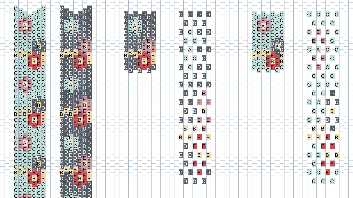 DIY jewelry and weaving pattern with Miyuki 11/0 Royal Mix beads : Step 3 DIY jewelry and weaving pattern with Miyuki 11/0 Royal Mix beads : Step 3