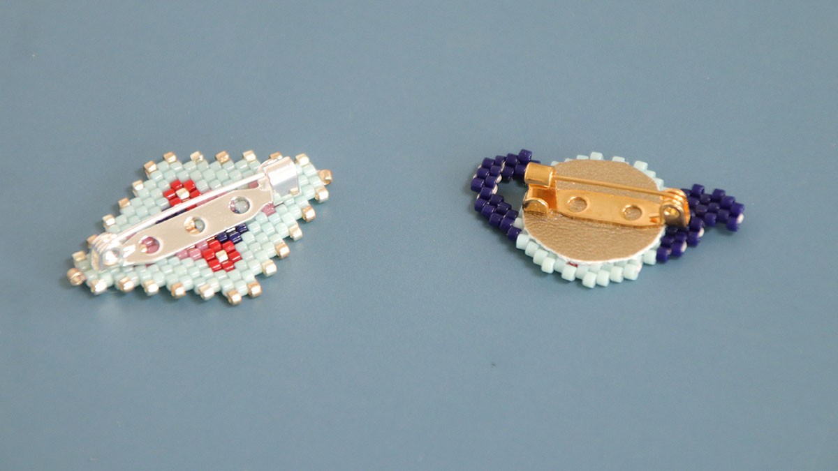 DIY jewelry and weaving pattern with Miyuki 11/0 Royal Mix beads : Step 6 DIY jewelry and weaving pattern with Miyuki 11/0 Royal Mix beads : Step 6