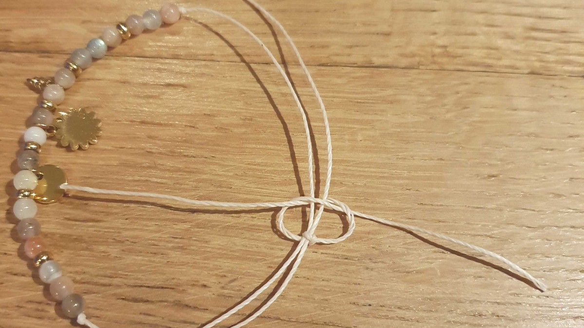 Mother's Day DIY: Mother Daughter bracelet in stainless steel and gemstones : Step 4 Mother's Day DIY: Mother Daughter bracelet in stainless steel and gemstones : Step 4