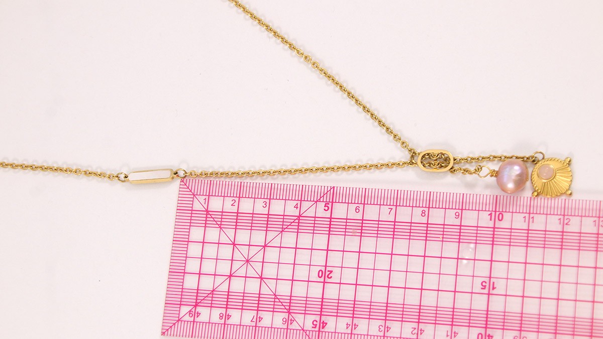 DIY stainless steel and freshwater pearl necklace : Step 3