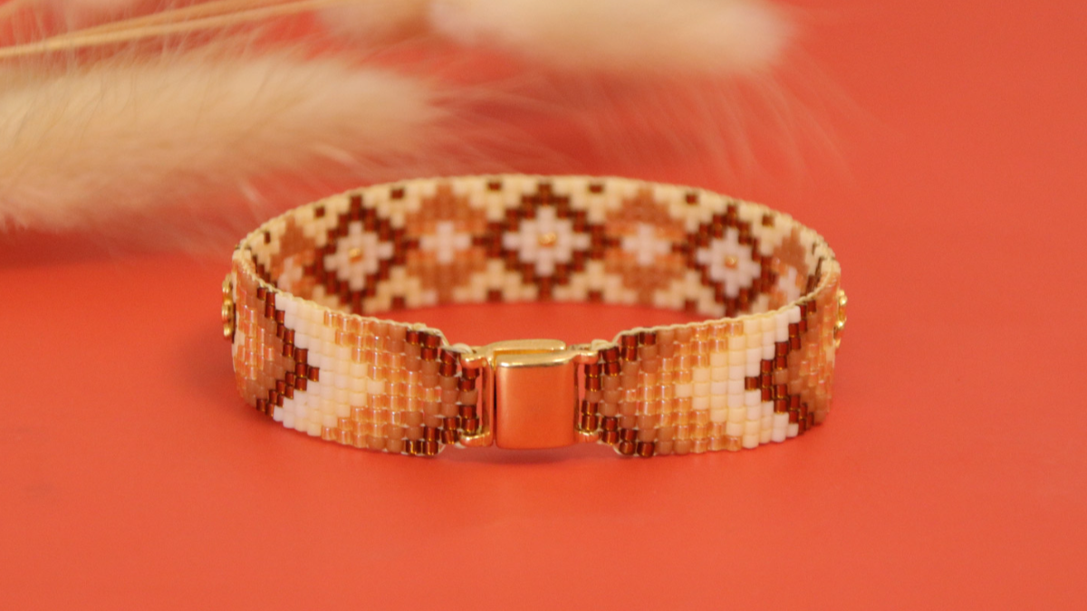 Schema  Miyuki loom weaving grid