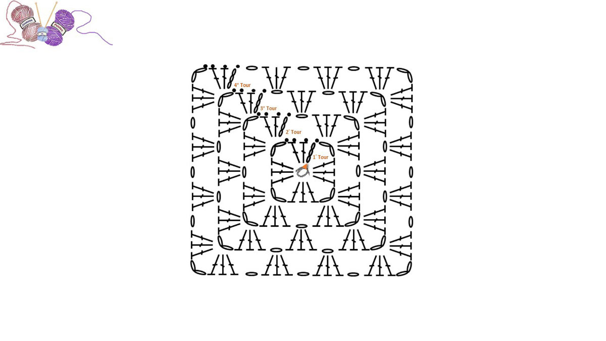 DIY Granny Bag with recycled cotton thread Nova Vita : Step 6