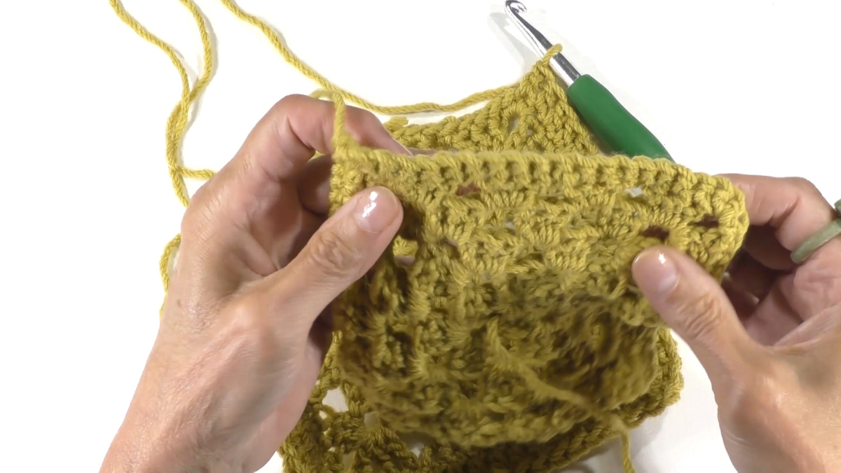 DIY Granny Bag with recycled cotton thread Nova Vita : Step 11