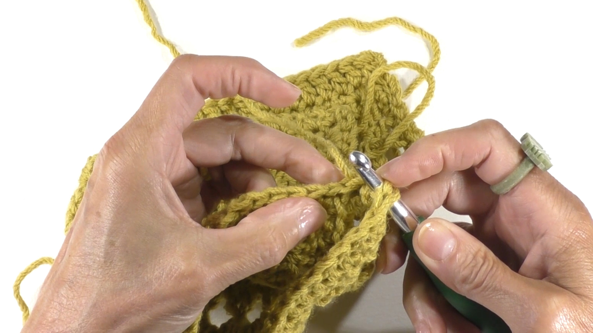 DIY Granny Bag with recycled cotton thread Nova Vita : Step 12