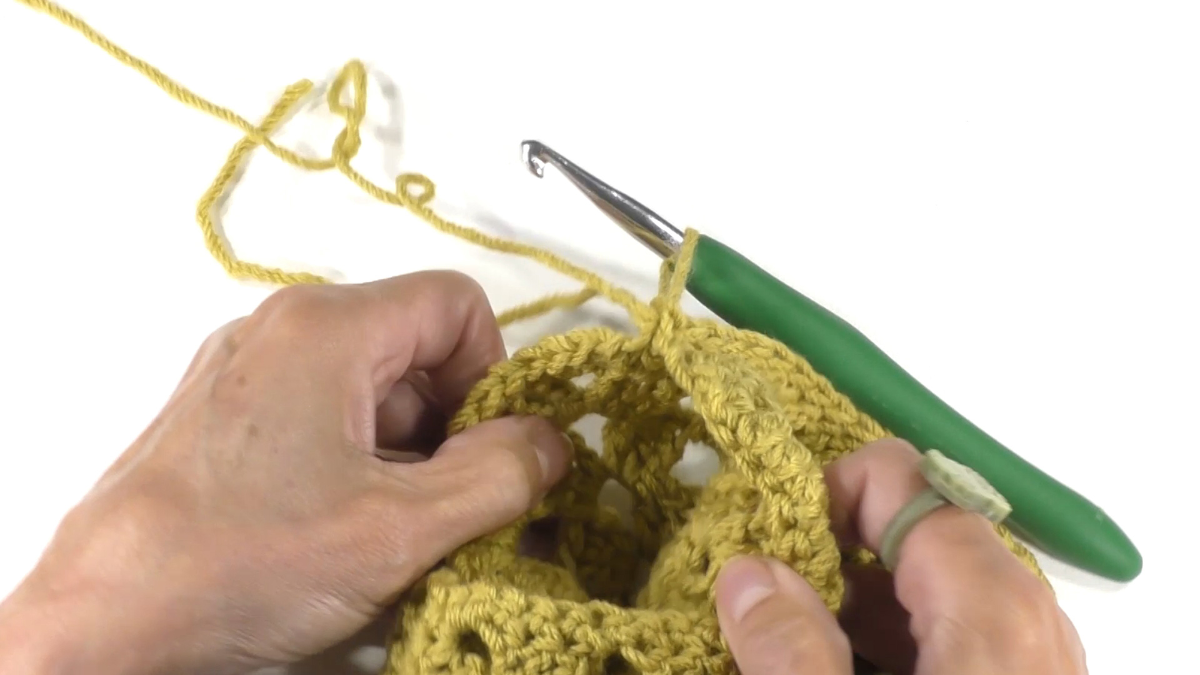DIY Granny Bag with recycled cotton thread Nova Vita : Step 14