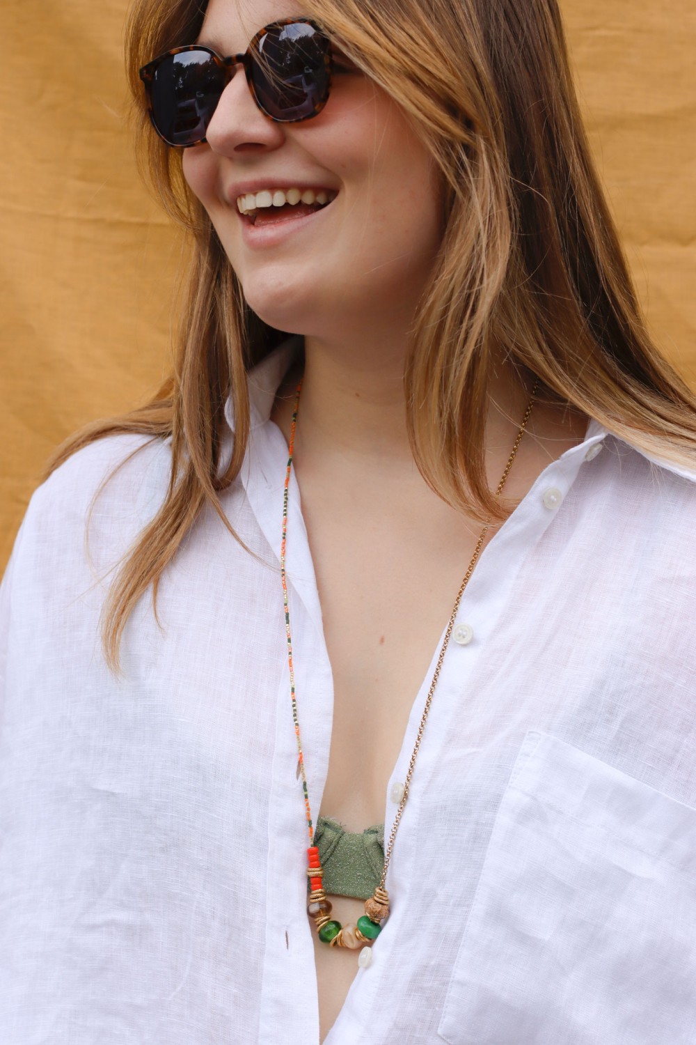 Schema Necklace with Miyuki Delicas beads and large hole glass beads and imitation gemstone Schema Necklace with Miyuki Delicas beads and large hole glass beads and imitation gemstone