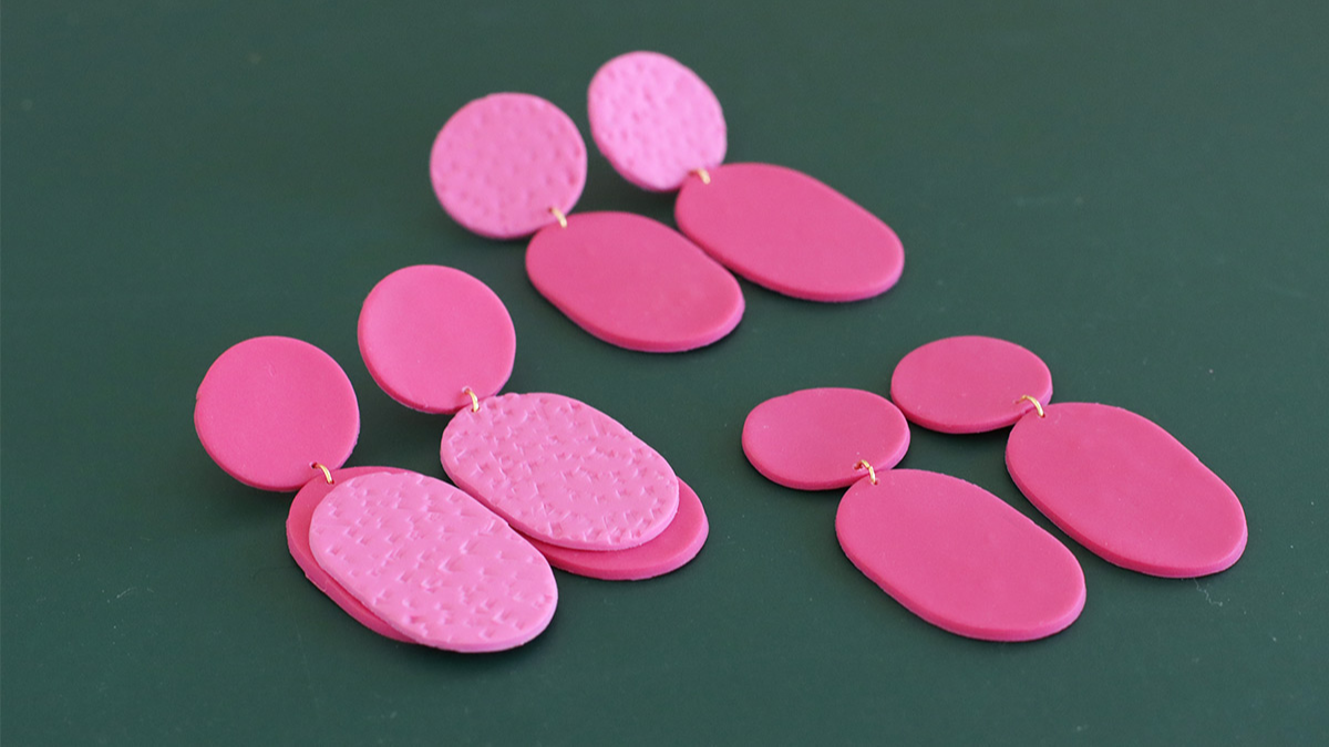 Schema Fimo paste earrings for beginners Schema Fimo paste earrings for beginners