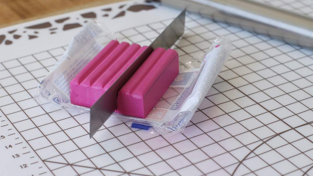 Fimo paste earrings for beginners : Step 1 Fimo paste earrings for beginners : Step 1