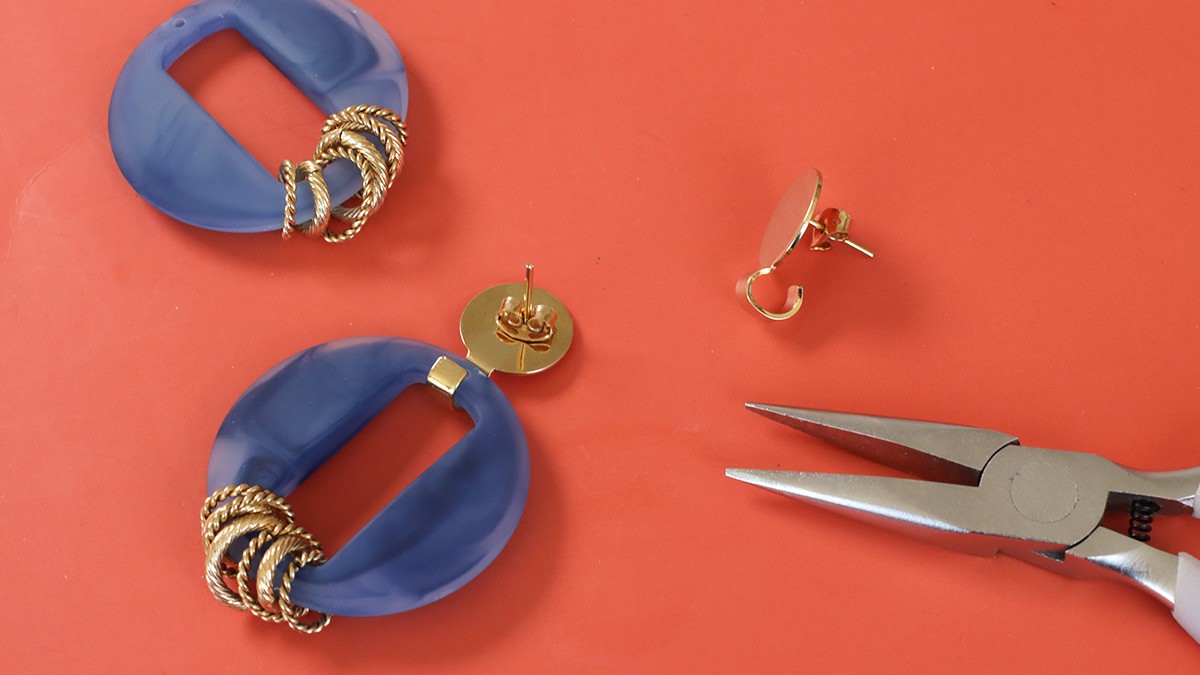 DIY Resin earrings and rings : Step 3