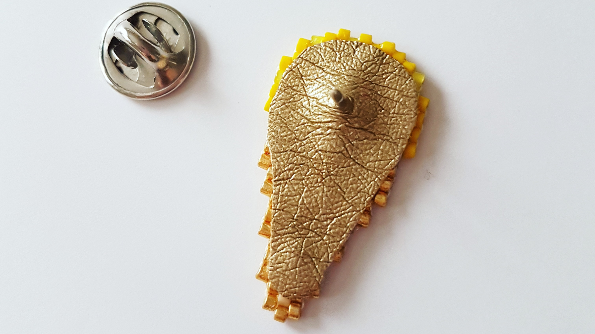 Delica Miyuki peyote weaving ice diagram : Step 21