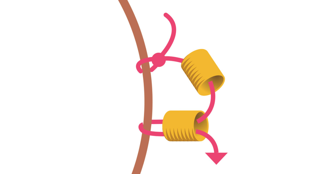 Brick Stitch drop earrings with Miyuki crystals and beads : Step 1