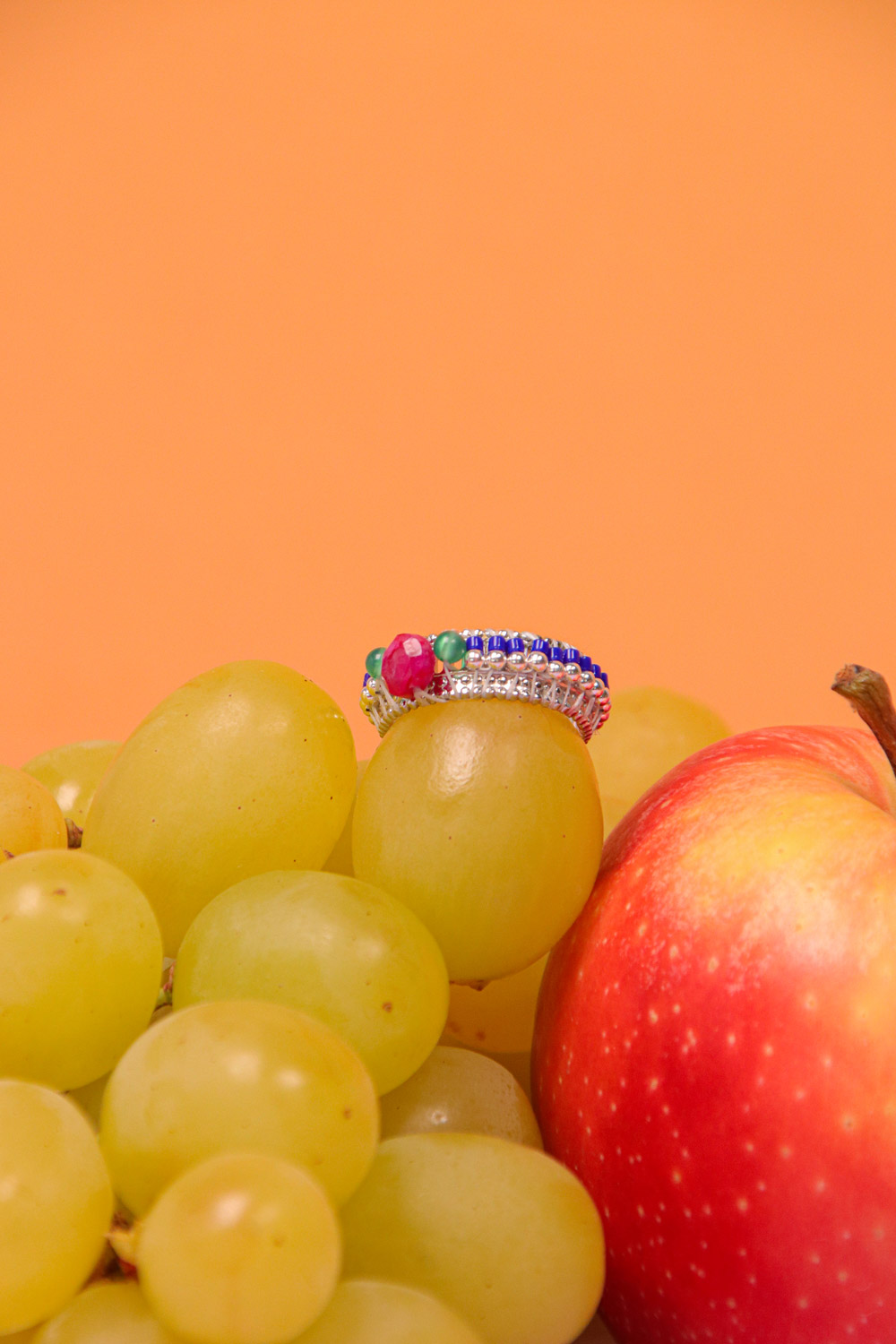 Schema  Tuto Stainless steel and gemstones ring