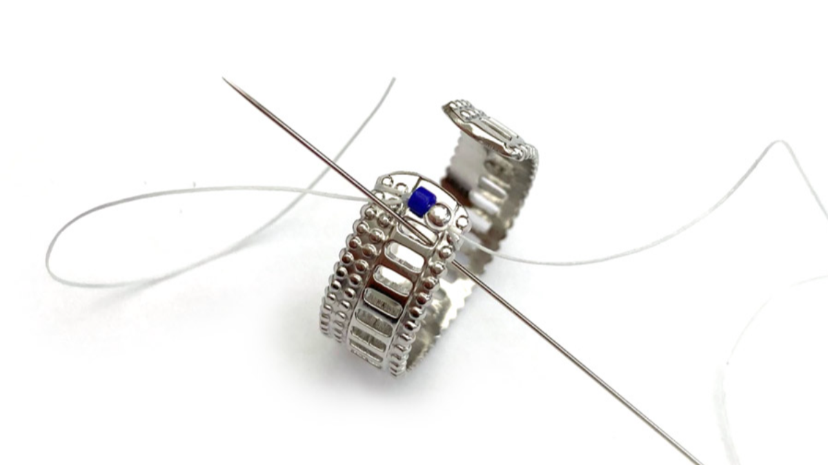 Tuto Stainless steel and gemstones ring : Step 4