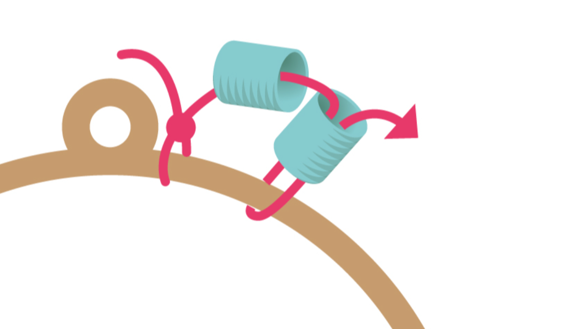 Miyuki Delica and Turquoise Bugles Earrings : Step 1 Miyuki Delica and Turquoise Bugles Earrings : Step 1