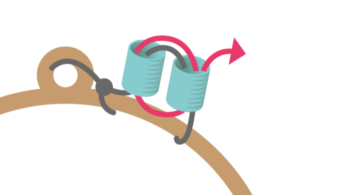 Miyuki Delica and Turquoise Bugles Earrings : Step 2 Miyuki Delica and Turquoise Bugles Earrings : Step 2