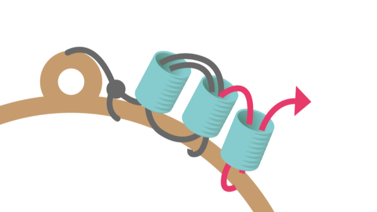 Miyuki Delica and Turquoise Bugles Earrings : Step 3 Miyuki Delica and Turquoise Bugles Earrings : Step 3