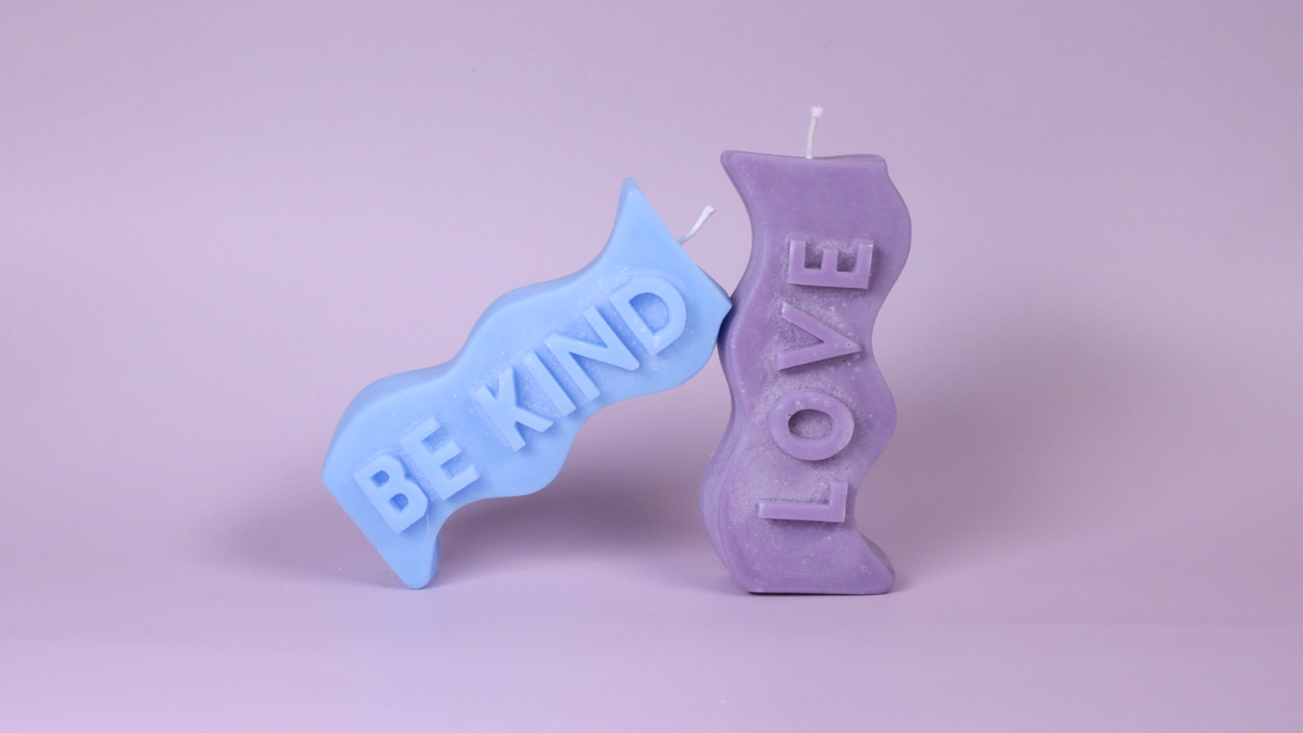 DIY candle kit with message