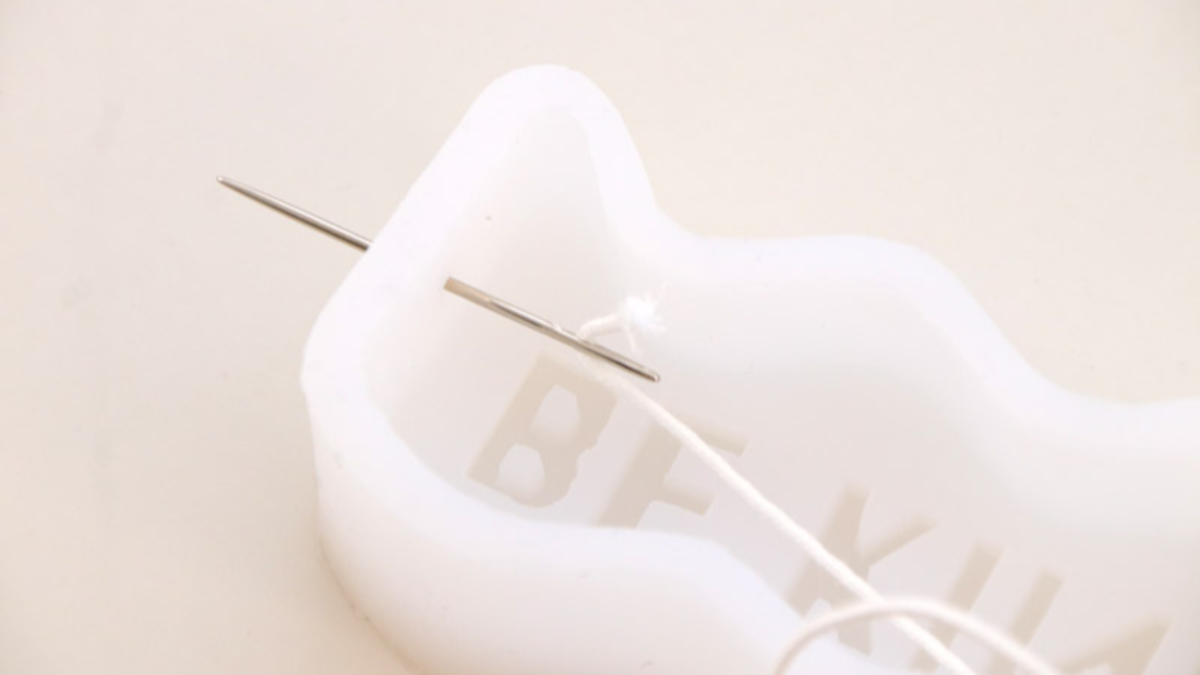 DIY candle kit with message : Step 1