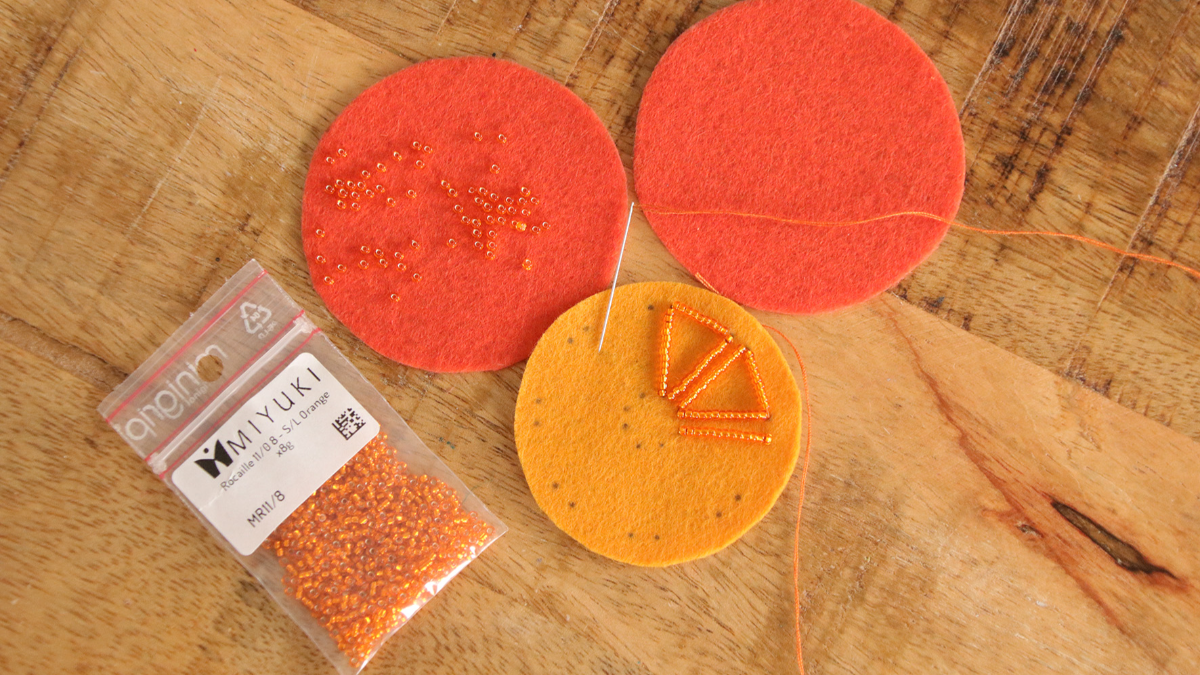 Pattern felt Christmas Tree decoration Christmas Scents : Step 2