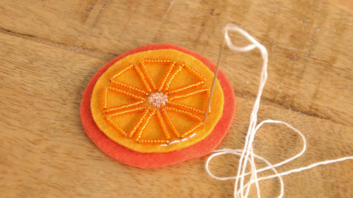 Pattern felt Christmas Tree decoration Christmas Scents : Step 4