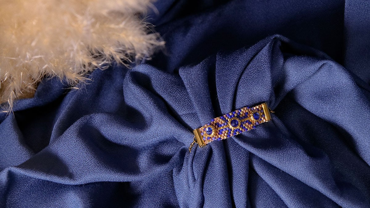 DIY Bracelet tissage peyote et cristaux PureCrystal DIY Bracelet tissage peyote et cristaux PureCrystal