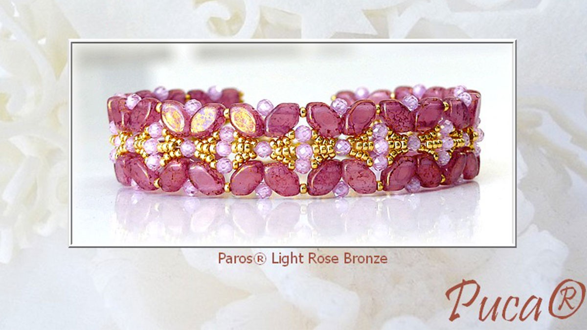 Schema  DIY Precious bracelet with Paros and Arcos beads by Puca