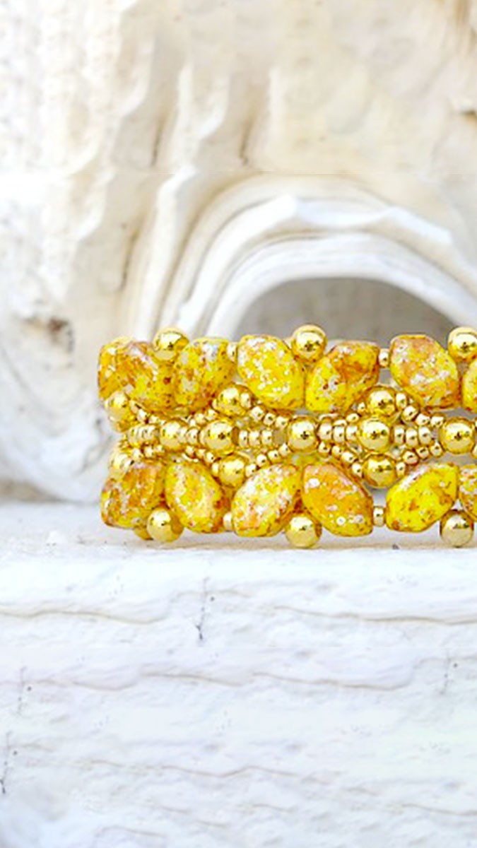 Schema  DIY Precious bracelet with Paros and Arcos beads by Puca