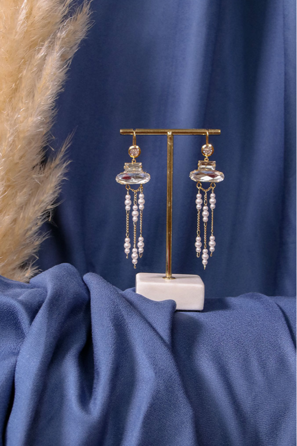 Schema Aurora crystals pendant earrings Schema Aurora crystals pendant earrings