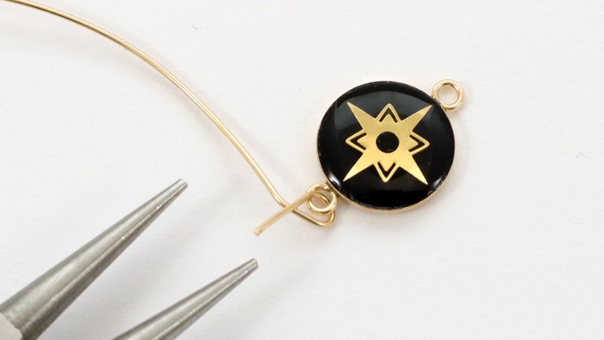 Tuto Gold Filled black resin bangle bracelet : Step 5