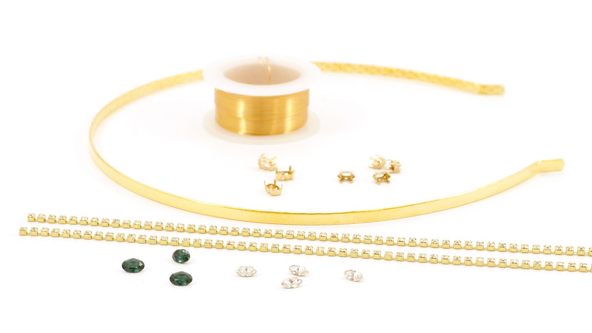 DIY Headband with PureCrystal : Step 1 DIY Headband with PureCrystal : Step 1