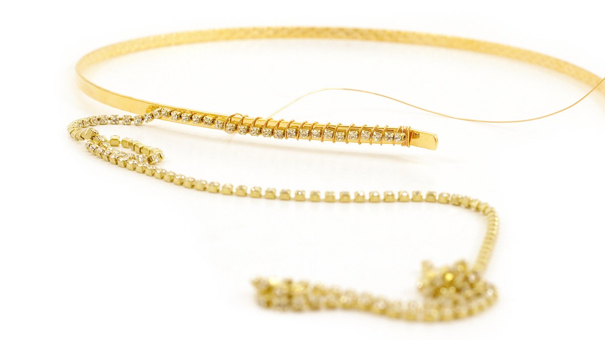 DIY Headband with PureCrystal : Step 4 DIY Headband with PureCrystal : Step 4