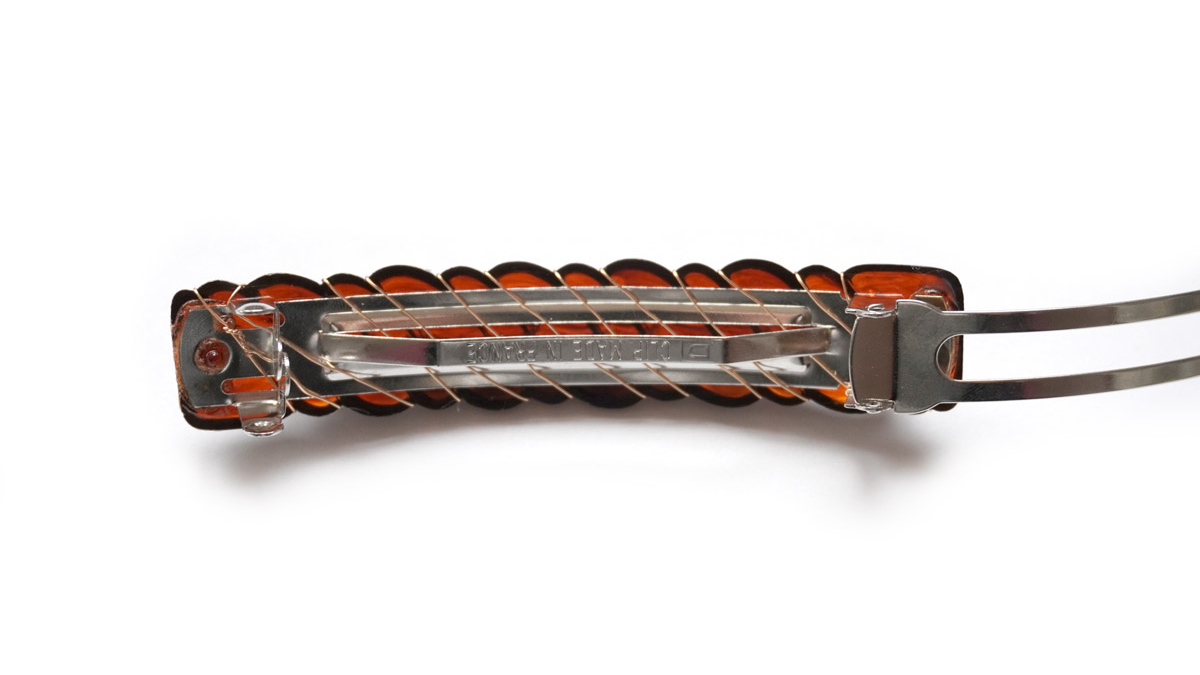 DIY Turtle scale barrette with pearly beads : Step 3 DIY Turtle scale barrette with pearly beads : Step 3