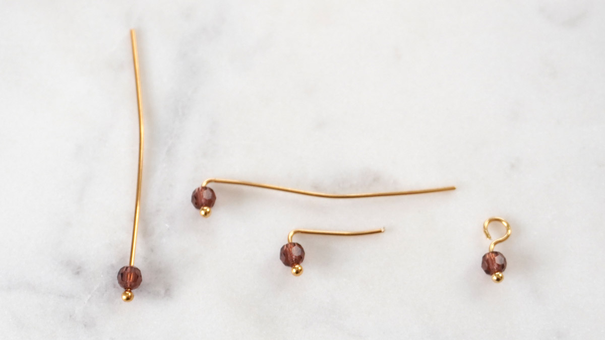 Bracelet Big Links stainless steel and acrylic gilded : Step 6