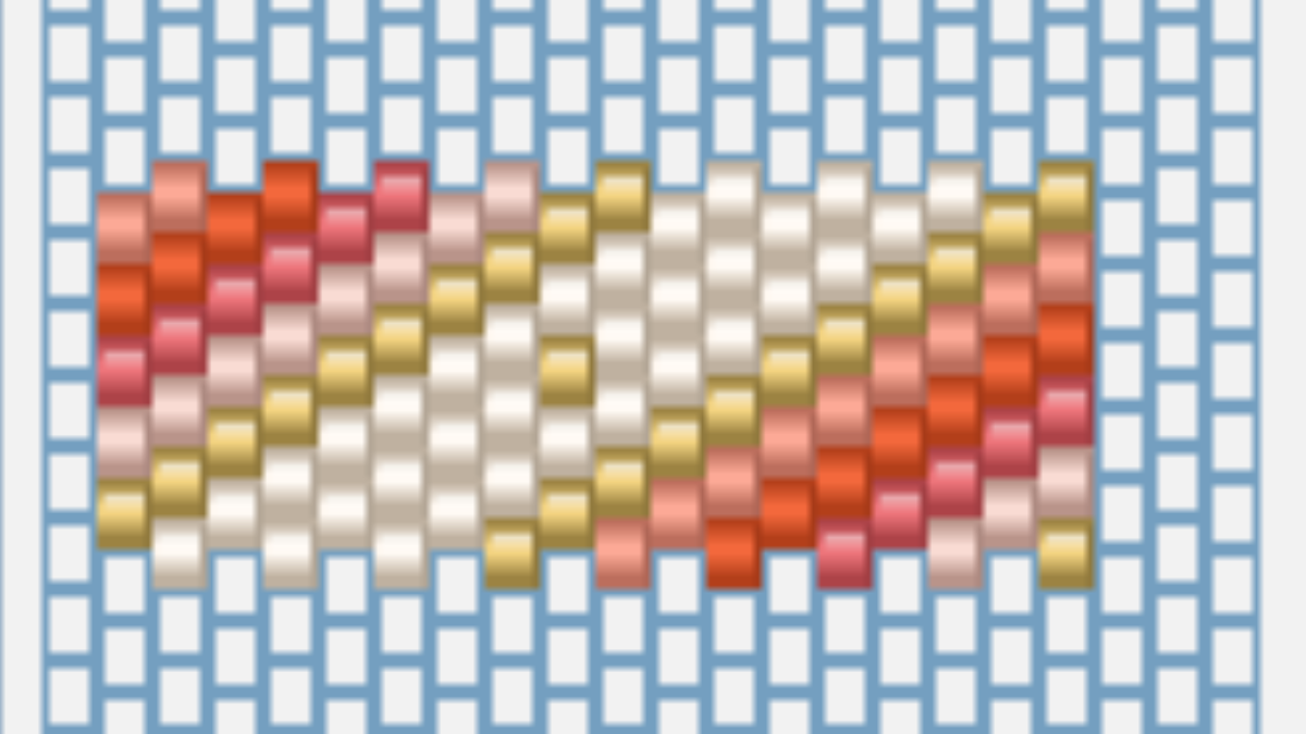 Peytwist weaving bracelet tutorial : Step 1 Peytwist weaving bracelet tutorial : Step 1