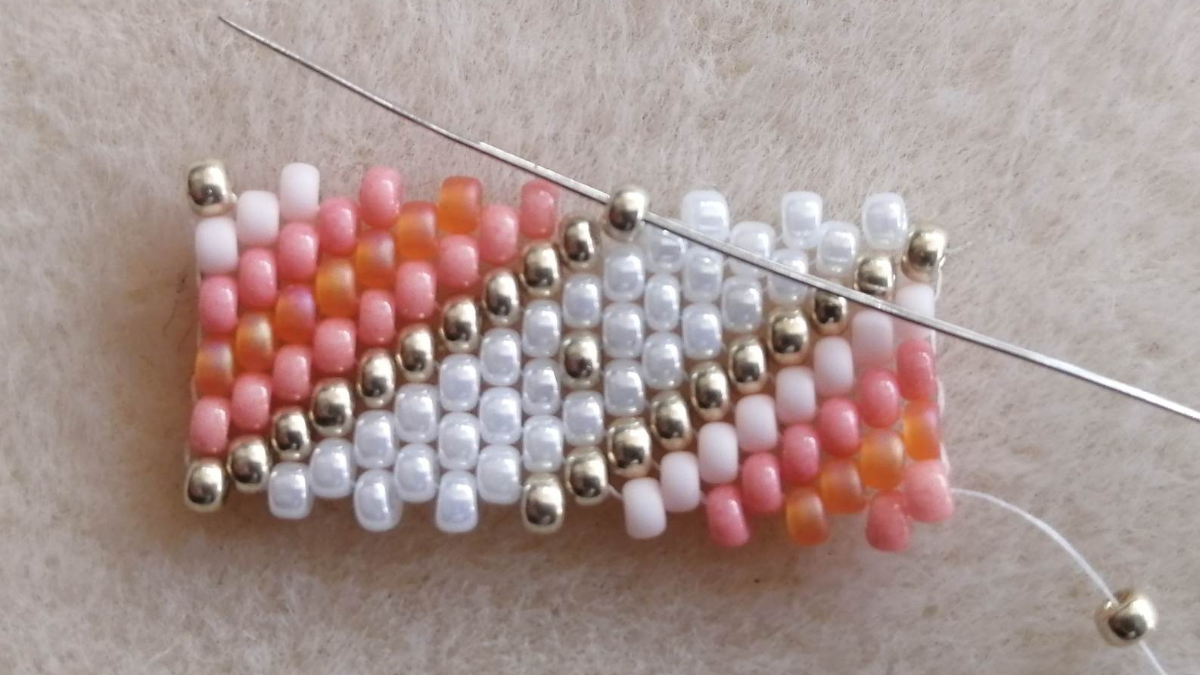 Peytwist weaving bracelet tutorial : Step 5 Peytwist weaving bracelet tutorial : Step 5