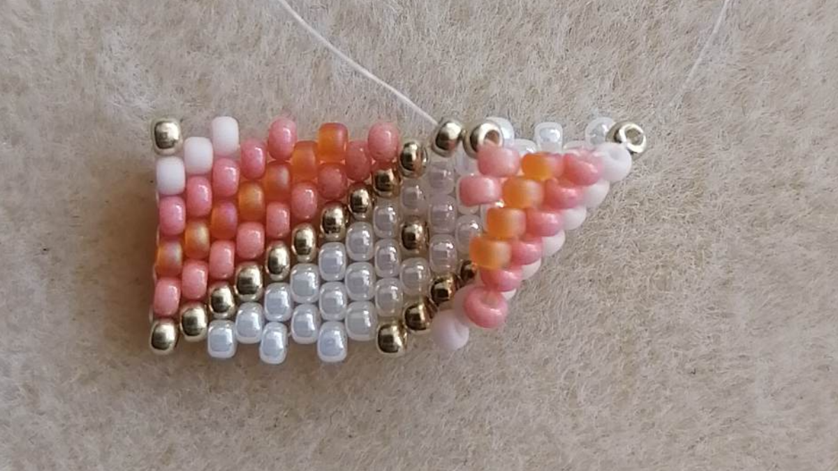 Peytwist weaving bracelet tutorial : Step 6 Peytwist weaving bracelet tutorial : Step 6