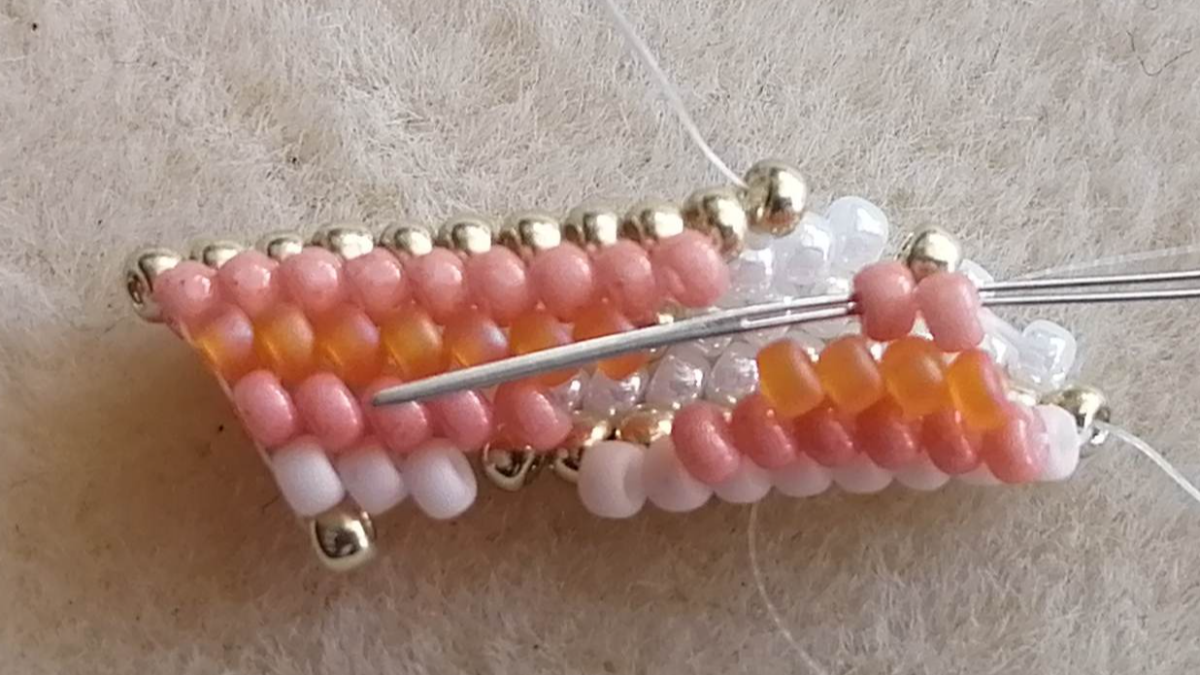 Peytwist weaving bracelet tutorial : Step 8 Peytwist weaving bracelet tutorial : Step 8