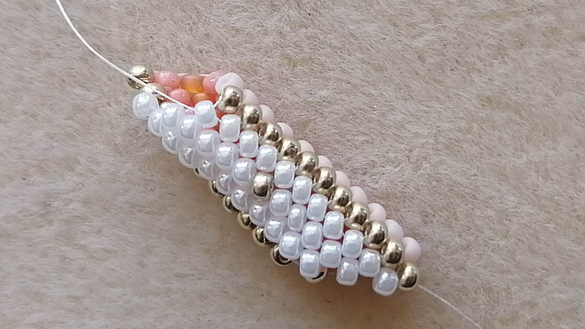 Peytwist weaving bracelet tutorial : Step 9 Peytwist weaving bracelet tutorial : Step 9