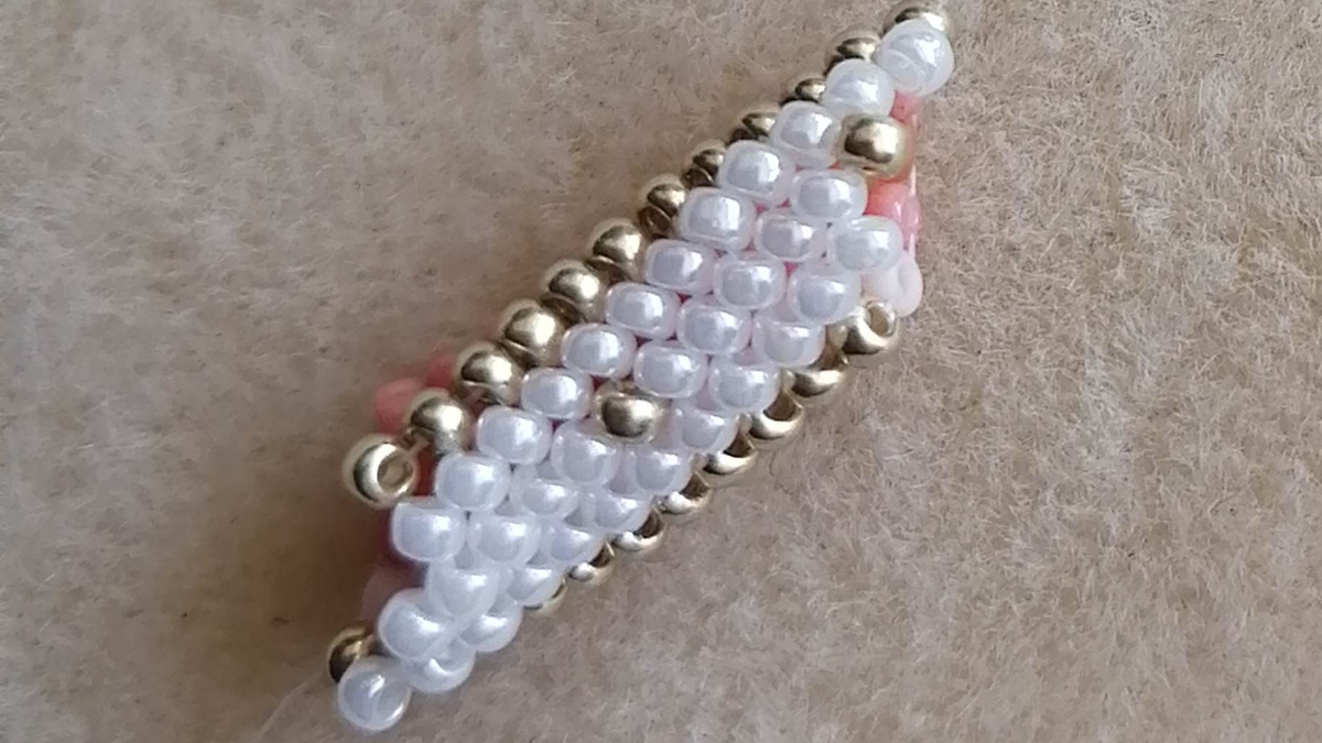 Peytwist weaving bracelet tutorial : Step 10 Peytwist weaving bracelet tutorial : Step 10