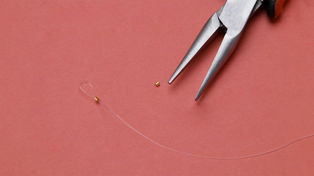 Tuto necklace multi strings heishi beads : Step 2 Tuto necklace multi strings heishi beads : Step 2