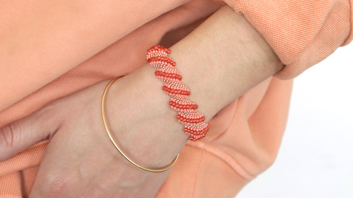 Schema Tuto Bracelet Cellini flat Coral Schema Tuto Bracelet Cellini flat Coral