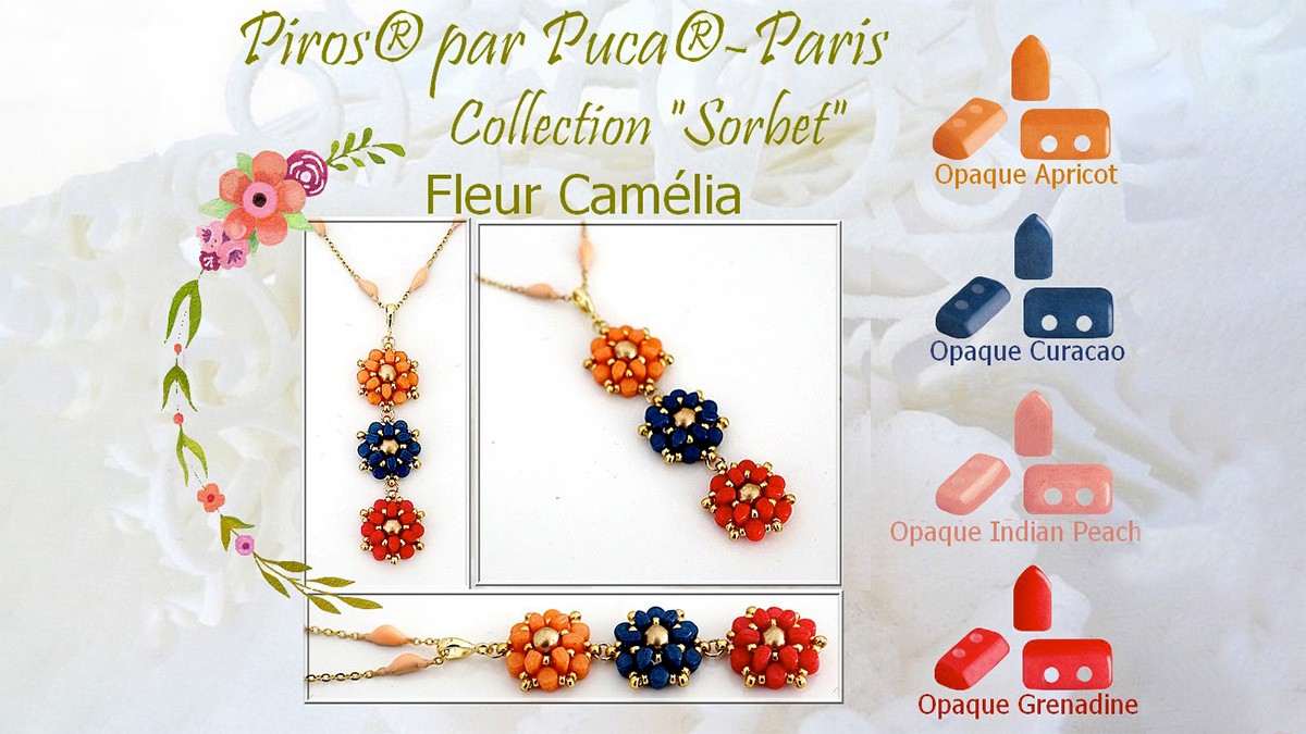 Camellia flowers by Puca® with Piros and Minos