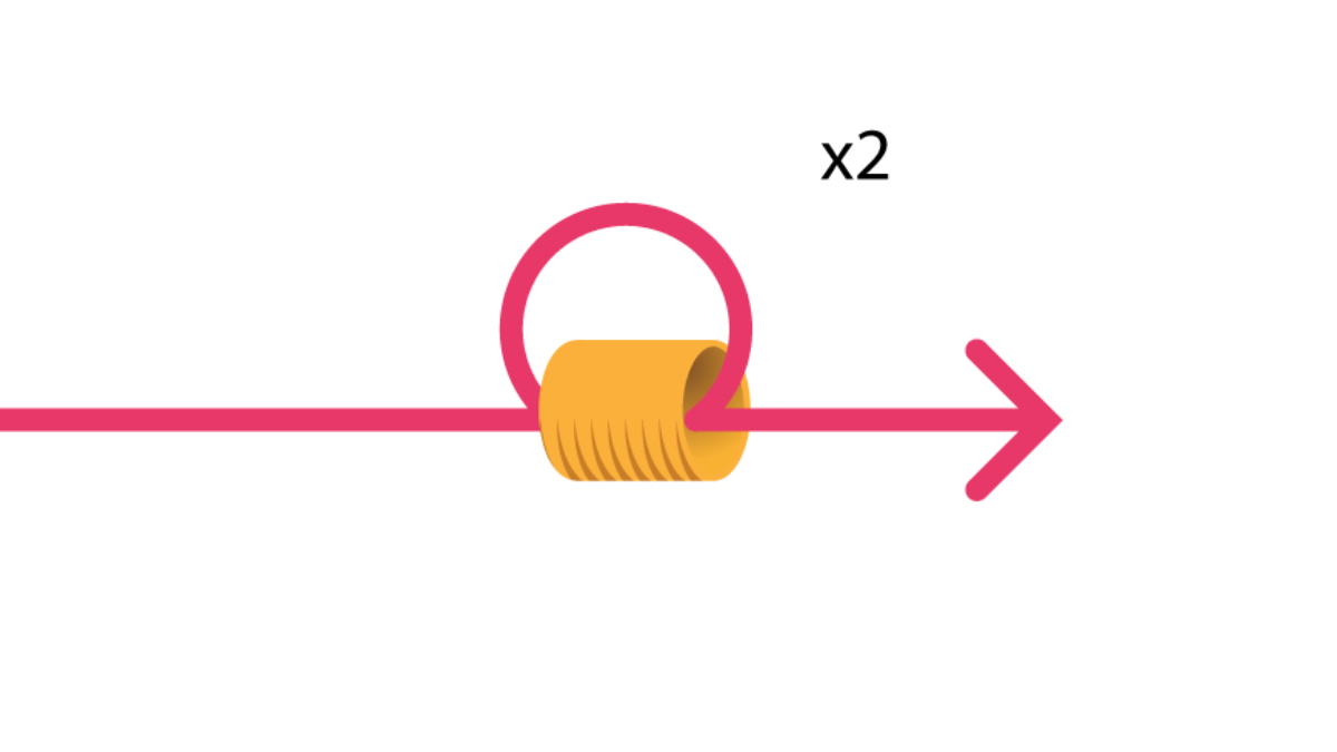 Bangle Miyuki Peyote circular weaving grid : Step 1
