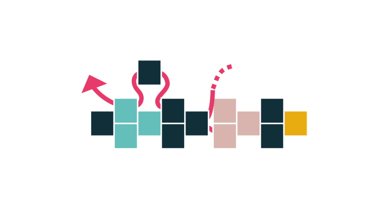 Bangle Miyuki Peyote circular weaving grid : Step 4